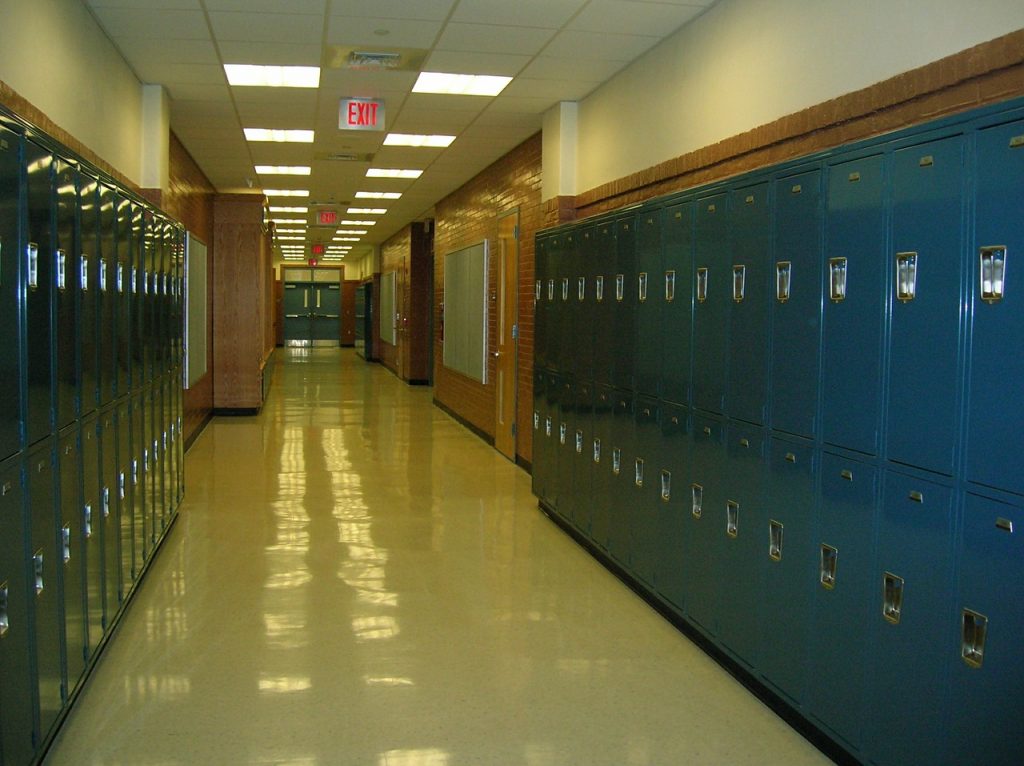 transition to high school lockers