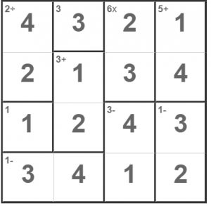 KenKen Free Online Logic Puzzles for Kids