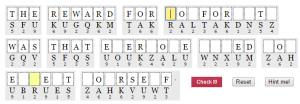 Cryptogram Free Online Logic Puzzles