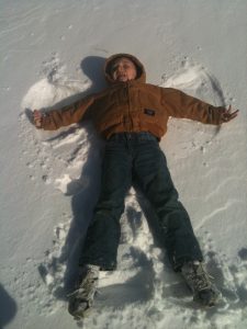 Ways to Keep Your Kids Active in the Winter snow angel