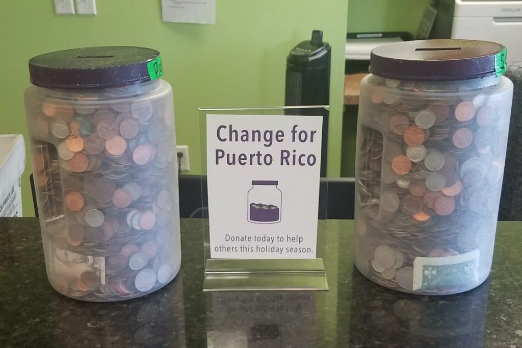 Change for Puerto Rico A Grade Ahead Charity Drive 1 8 18