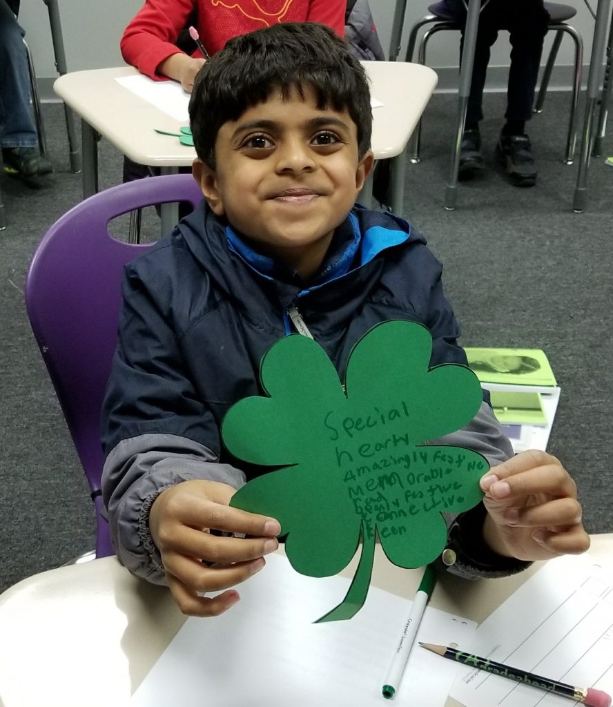 St. Patrick's Day Shamrock Acrostic Poem Photo