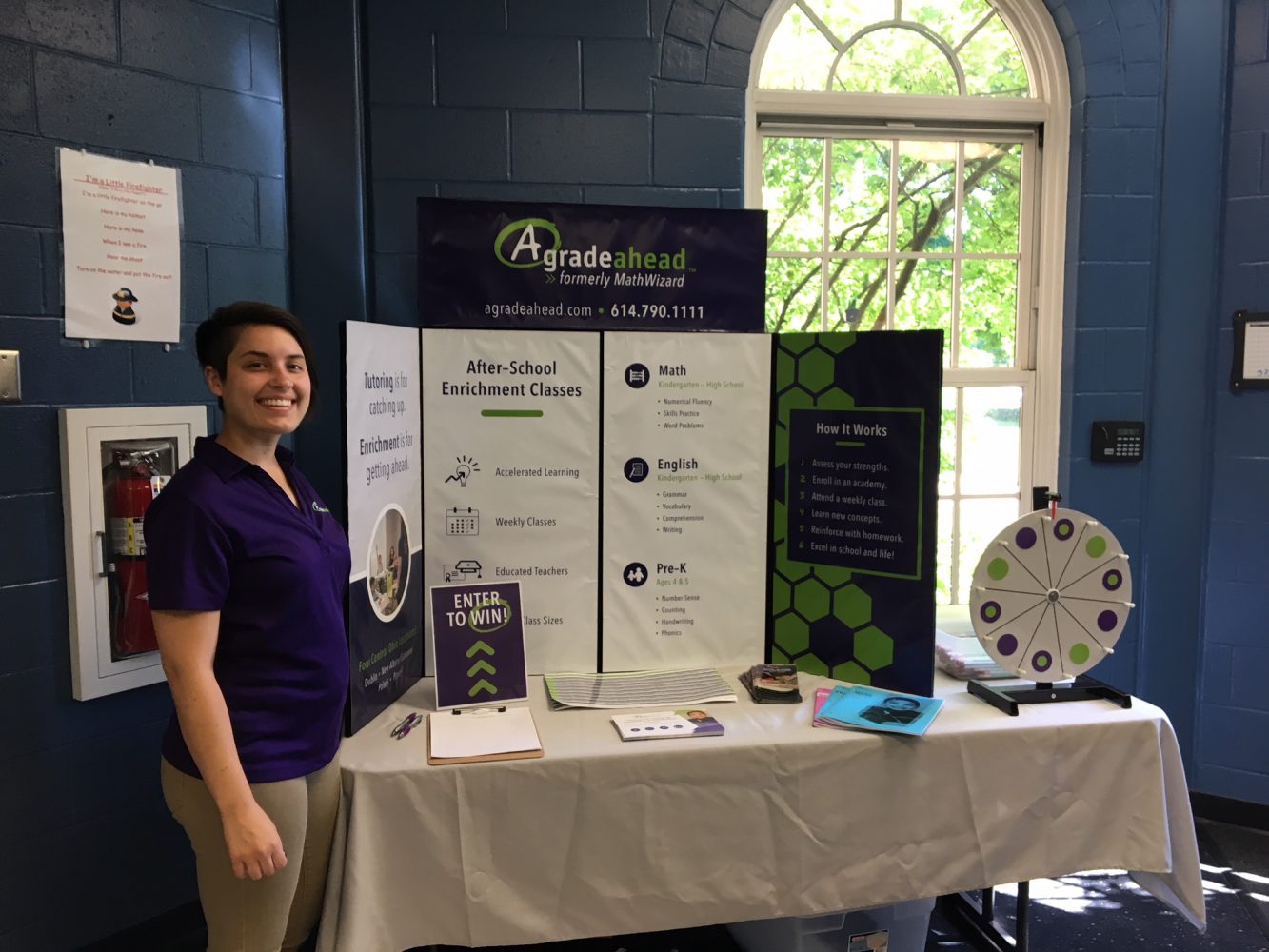 Sponsorship of New Albany Safety City Safety Town Booth A Grade Ahead